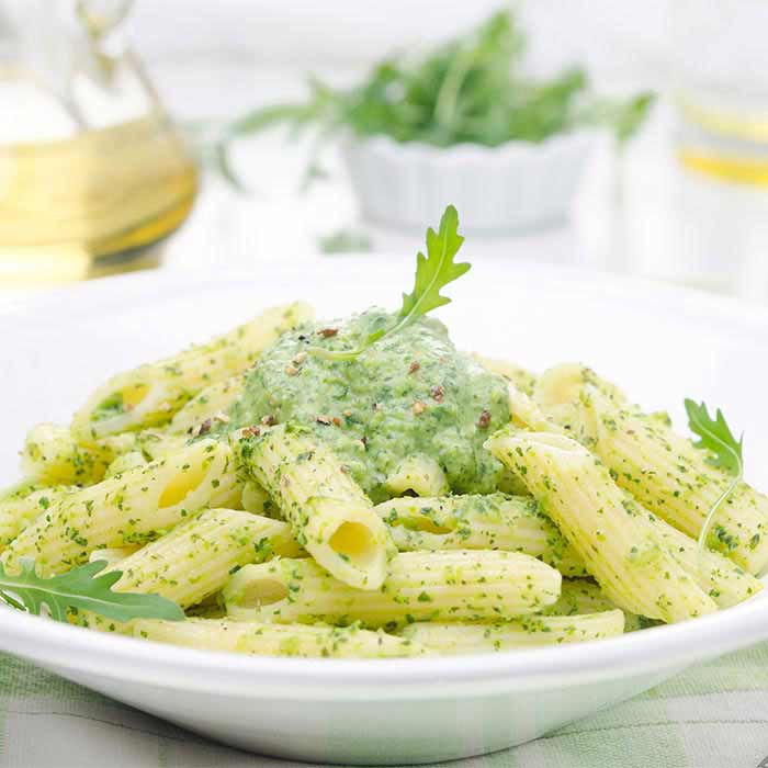 Penne with pesto sauce - OJAO